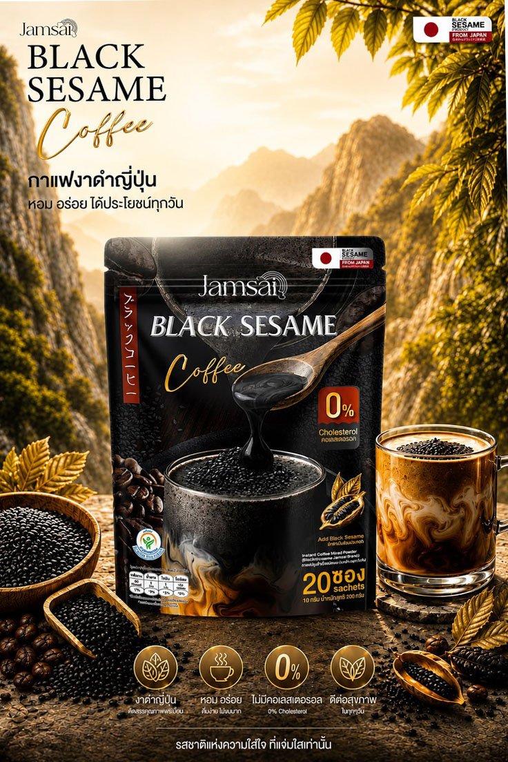 jamsi-coffee-bikrampurbeautyshop JAMSAI Black Sesame Coffee - Image 1